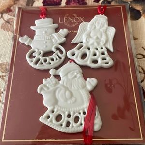 Lennox three piece Christmas charms